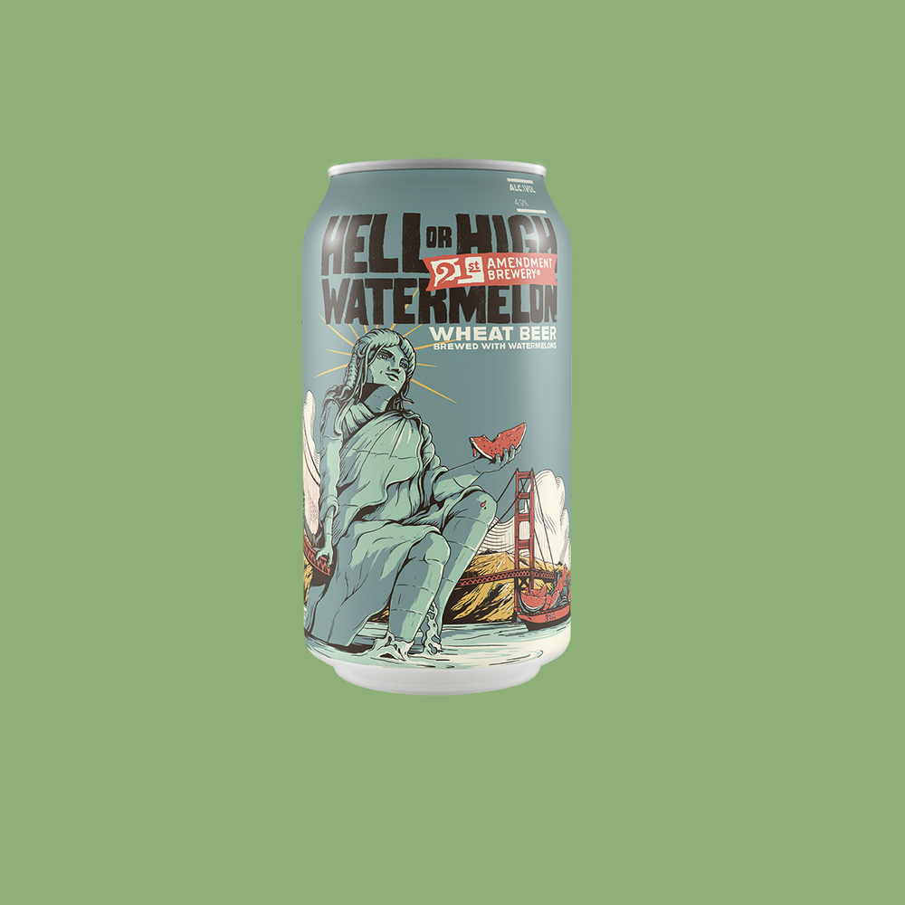 21st Amendment Brewery Hell or High Watermelon