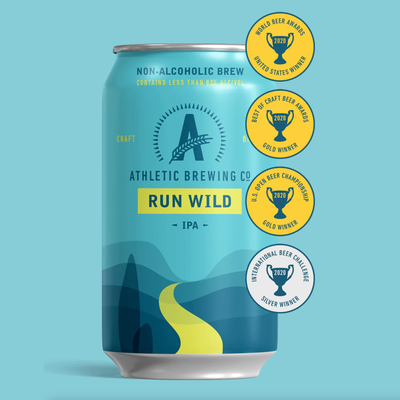 Athletic Brewing Company Run Wild IPA