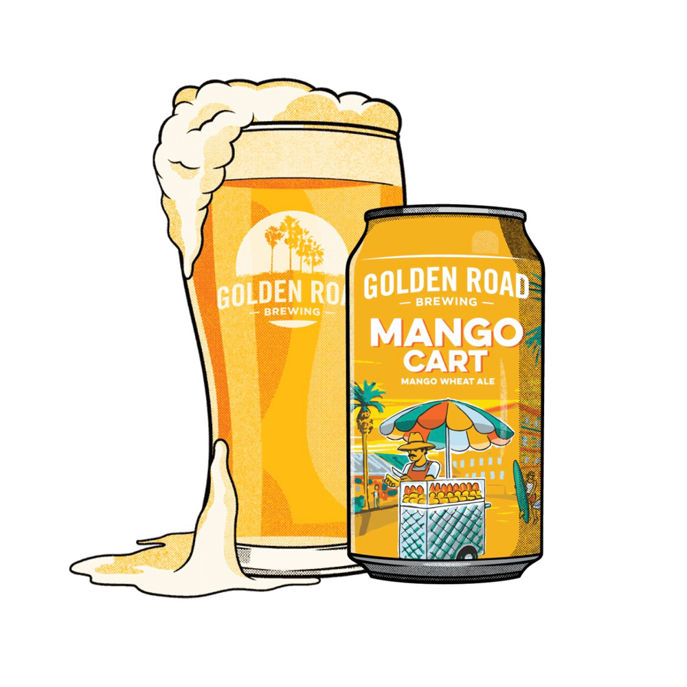 Golden Road Brewing Mango Cart