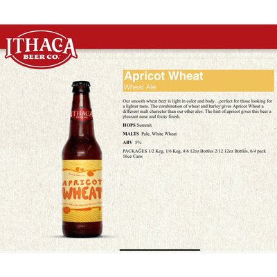 Ithaca Beer Company Apricot Wheat