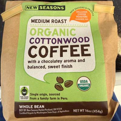 New Seasons Market Cottonwood Whole Bean Coffee New Seasons Market Cottonwood Whole Bean Coffee