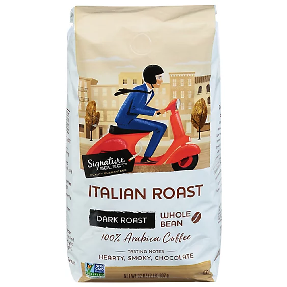 Safeway Signature SELECT Coffee Whole Bean Dark Roast Italian Roast