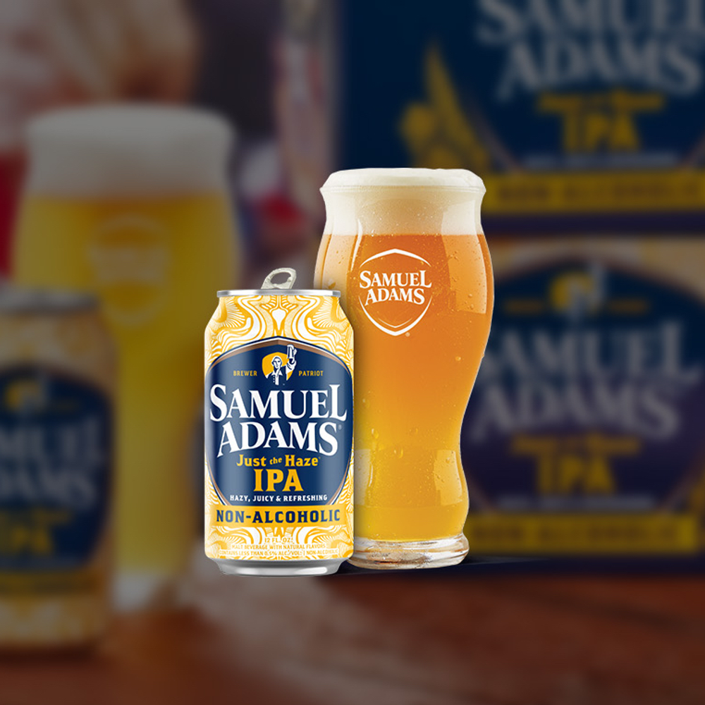 Samuel Adams Just The Haze IPA Non-Alcoholic Beer