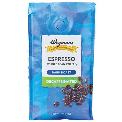 Wegmans Decaf Espresso Whole Bean Roast