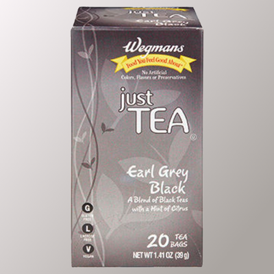 Wegmans Just Tea Earl Grey Black Tea